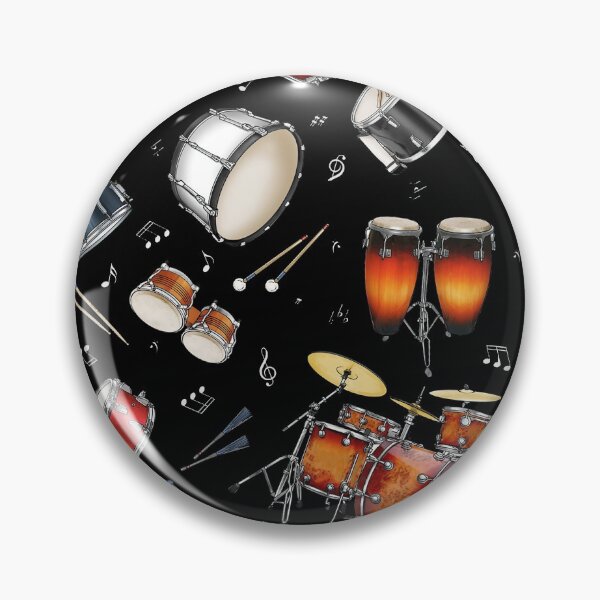 Item preview, Drums On Black designed and sold by HarrioBend.