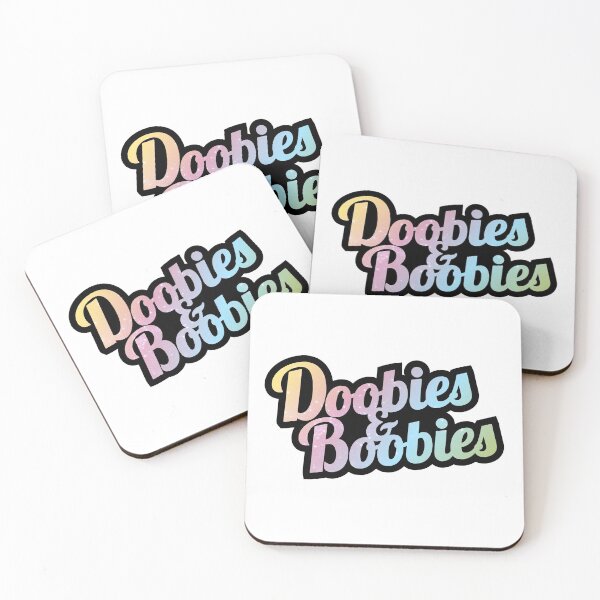 Item preview, Doobies and Boobies - Rainbow Stoner  designed and sold by CryptidArt.