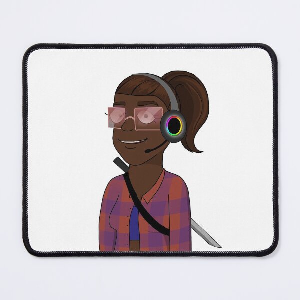 Item preview, CryptoMom #2413 Black person mother Japanese sword Wearing headphones designed and sold by PetTotem.