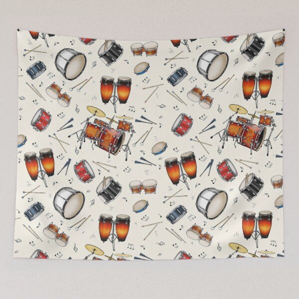 Item preview, Drums On Bright designed and sold by HarrioBend.