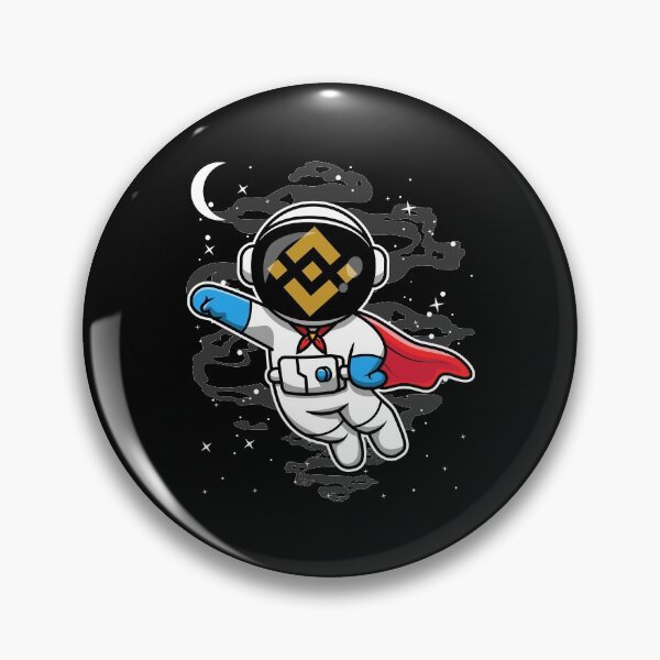 Item preview, Astronaut Super Hero Binance BNB Coin To The Moon Crypto Token Cryptocurrency Blockchain Wallet HODL designed and sold by AdamRoberts90.