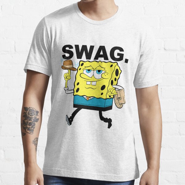 SpongeBob SquarePants SpongeBob and Patrick Football Mash-Up Men's  Tri-Blend T-Shirt