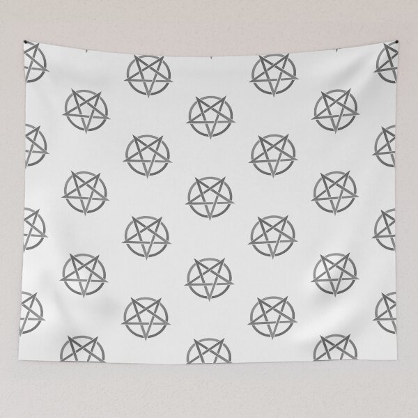 Item preview, Colorful Pentacle Pentagram Grays designed and sold by AlasAHintStudio.