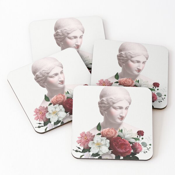Item preview, Beauty Is Terror Ancient Floral Greek Aesthetic  designed and sold by bookishneighbor.