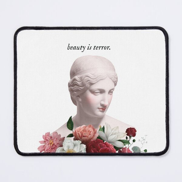 Item preview, Beauty Is Terror Ancient Floral Greek Aesthetic  designed and sold by bookishneighbor.