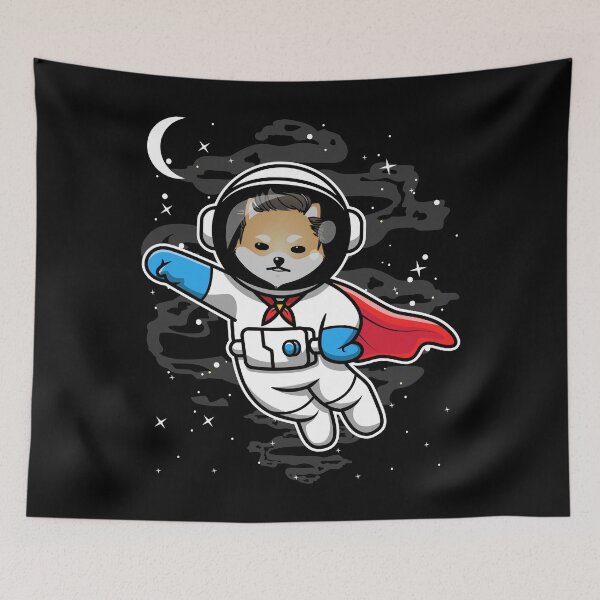 Item preview, Astronaut Super Hero Dogelon Mars ELON Coin To The Moon Crypto Token Cryptocurrency Blockchain Wallet HODL designed and sold by AdamRoberts90.