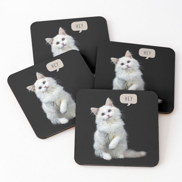 Item preview, Cat Says Hey , Cat , Kitty, Kitten designed and sold by laamriya974.