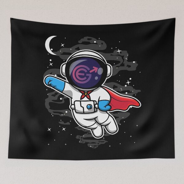 Item preview, Astronaut Super Hero Evergrow EGC Coin To The Moon Crypto Token Cryptocurrency Blockchain Wallet HODL designed and sold by AdamRoberts90.