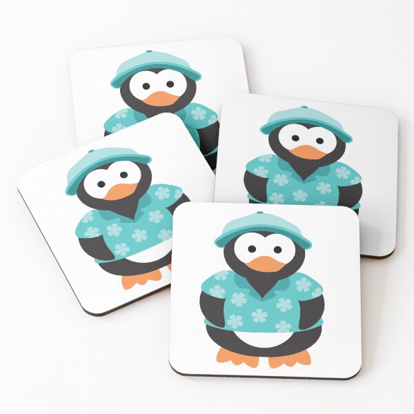 Item preview, Cute fashion hawaian penguin designed and sold by flamendes.