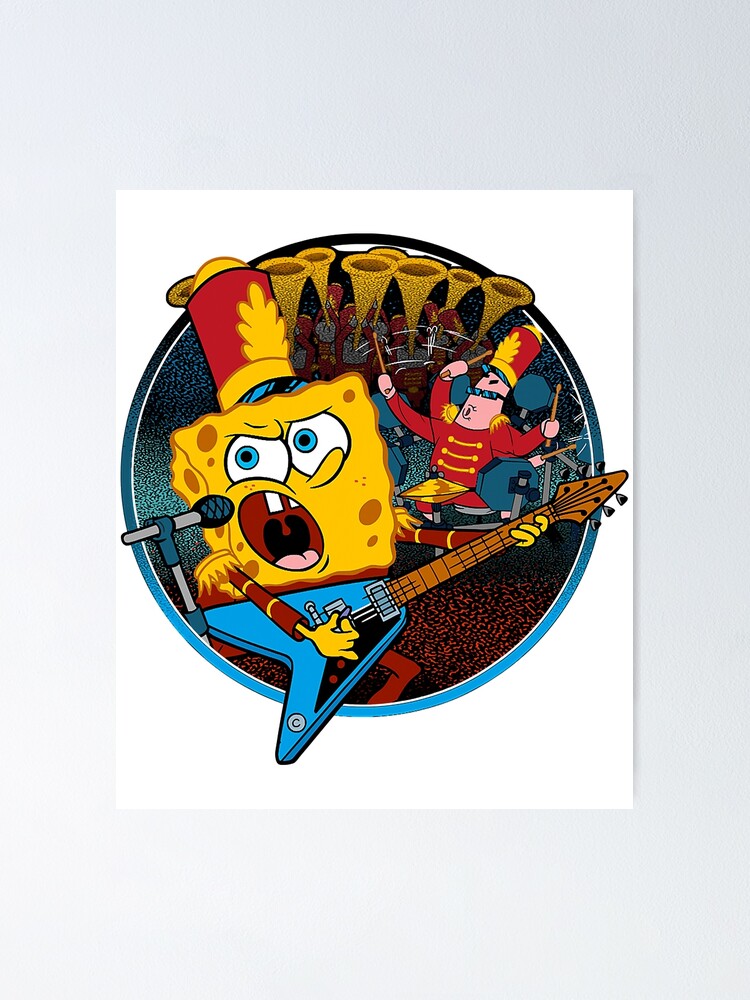 Póster «Gráfico de banda de Bob Esponja» de JosueZuniga Redbubble