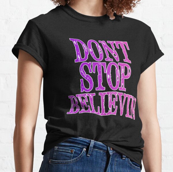 Ink Detroit Don't Stop Believing 1984 T-Shirt - Navy