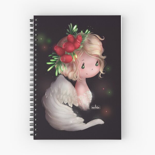 Item preview, Christmas Angels with Winter Plants series - 01 YEW designed and sold by cisviolin.