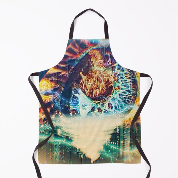 Item preview, Single eye on fire over the city designed and sold by SoWavyByrd1.