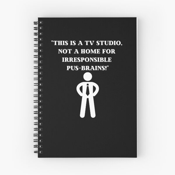 Item preview, This is a TV studio, not a home for irresponsible pus-brains! designed and sold by Peter Stawicki.