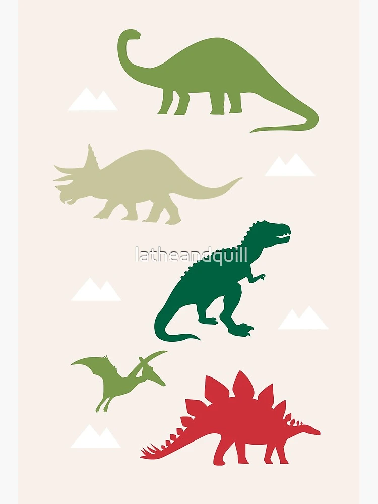 Cute Dino Art Board Print for Sale by hocapontas