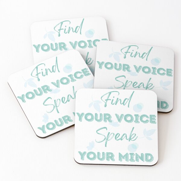 Item preview, Empowered Women Quote-Find Your Voice and Speak Your Mind designed and sold by AshStylz.