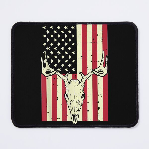Item preview, American Flag Deer Skull Vintage Hunting Patriotic Hunt Dad designed and sold by ScottSlade.