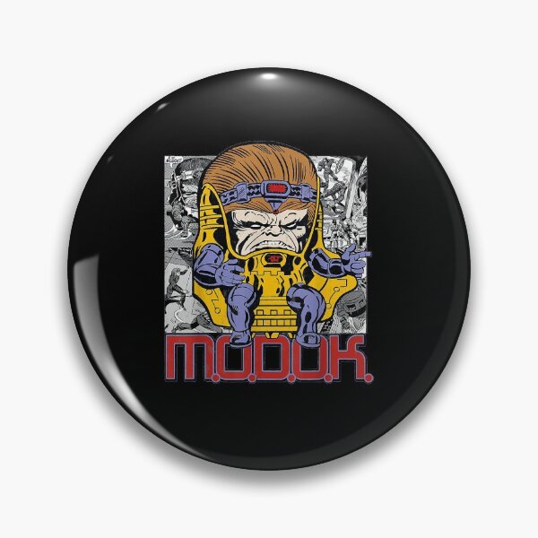 Item preview, MODOK Chillin' Like A Villain Retro Comic designed and sold by vickiselle.
