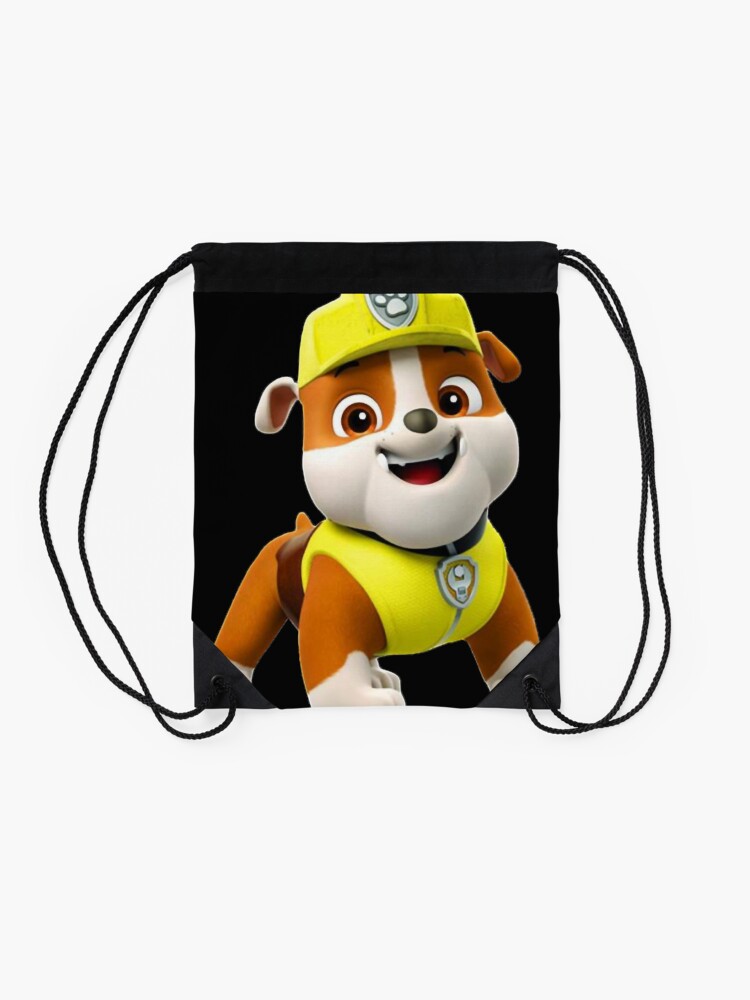 Rubble Paw Patrol Classic Drawstring Bag for Sale by Claymith