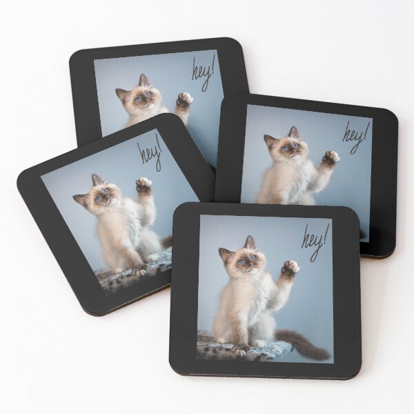 Item preview, Cat Says Hey , Cat , Kitty, Kitten designed and sold by laamriya974.