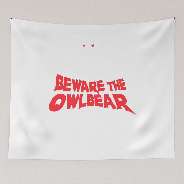 Item preview, Beware The Owlbear - White Classic designed and sold by PatriciaMae456.
