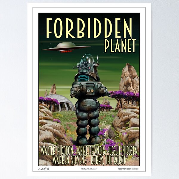 Forbidden Planet 1956 American Science Fiction Cult Film Movie Poster