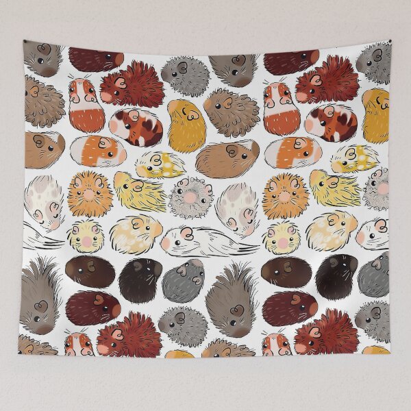 Item preview, Cute Colorful Guinea Pigs designed and sold by MignonBeauty.