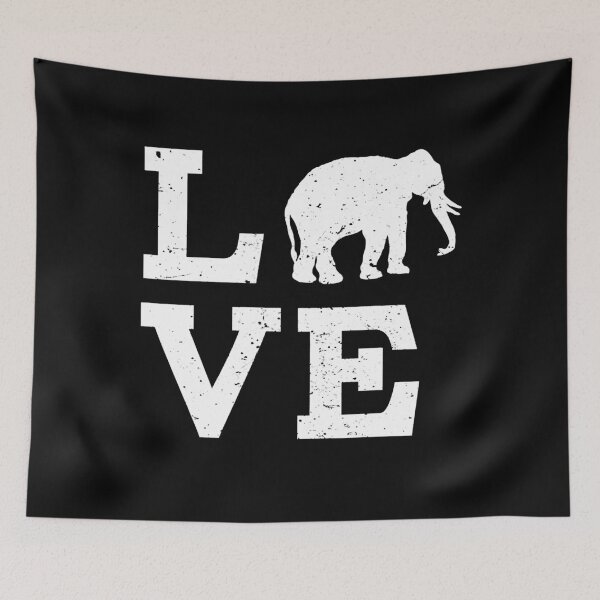 Item preview, I Love Elephants designed and sold by spherevilla.
