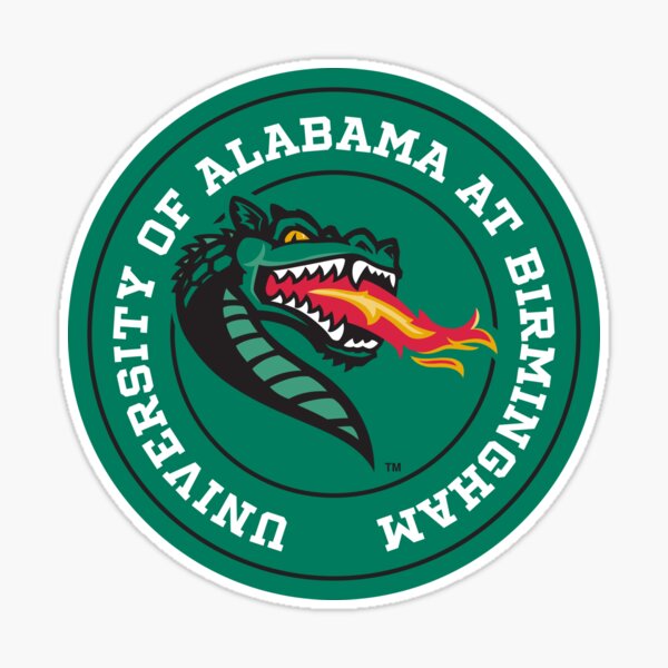 UAB Blazers 20'' x 20'' Retro Logo Circle Sign