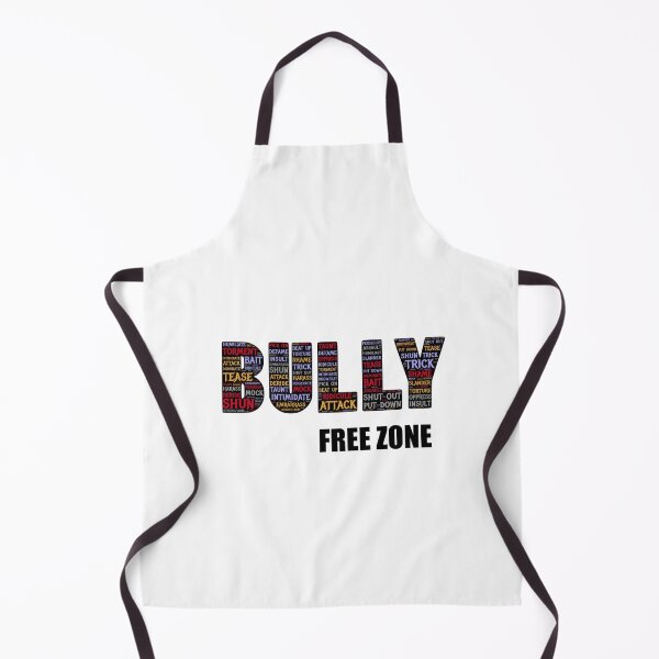 Artikelvorschau, Bully Free Zone in schwarzem Text entworfen und verkauft von Doodlehub.