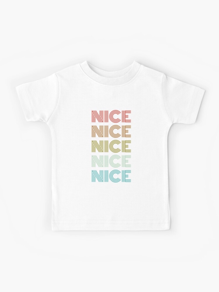 inhoudsopgave ongebruikt In de naam Nice Retro" Kids T-Shirt for Sale by AStreetClothing | Redbubble
