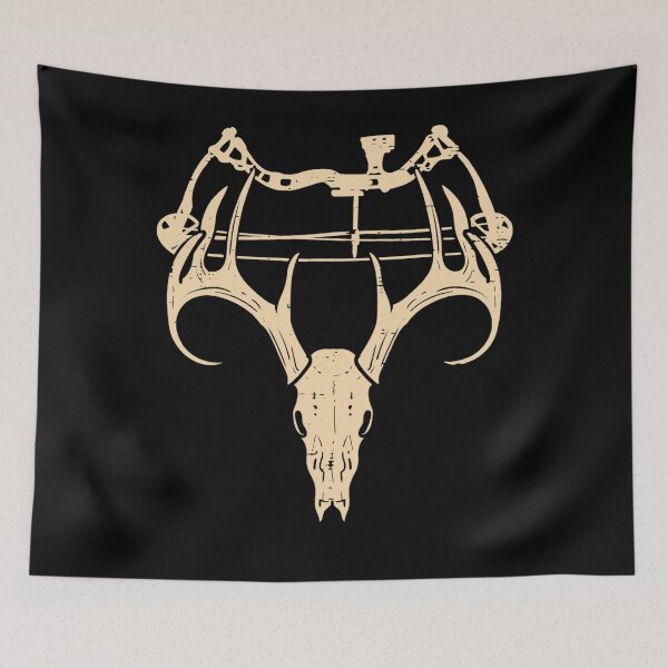 Item preview, Deer Skull Compound Bow Retro Hunting Archery Dad Archer designed and sold by ScottSlade.