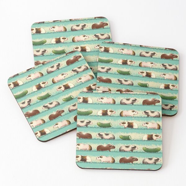 Item preview, Guinea Pigs On Grass With Cucumbers designed and sold by MignonBeauty.