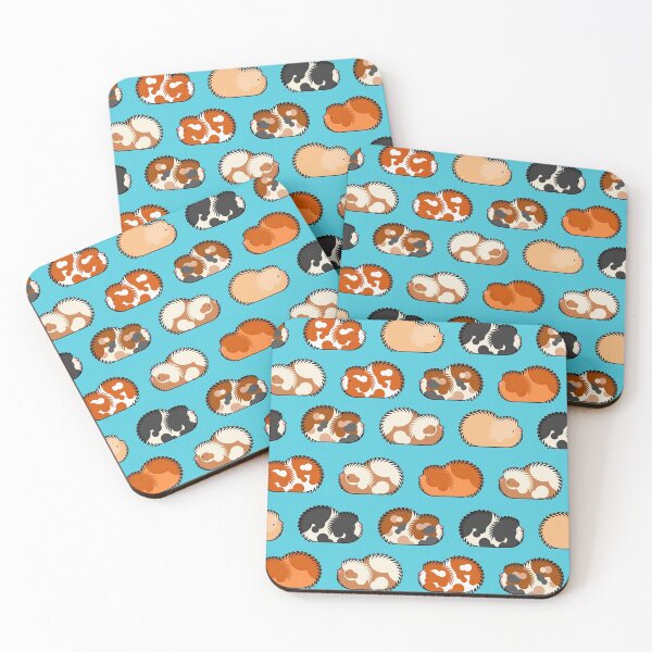Item preview, Guinea Pigs On Blue designed and sold by MignonBeauty.