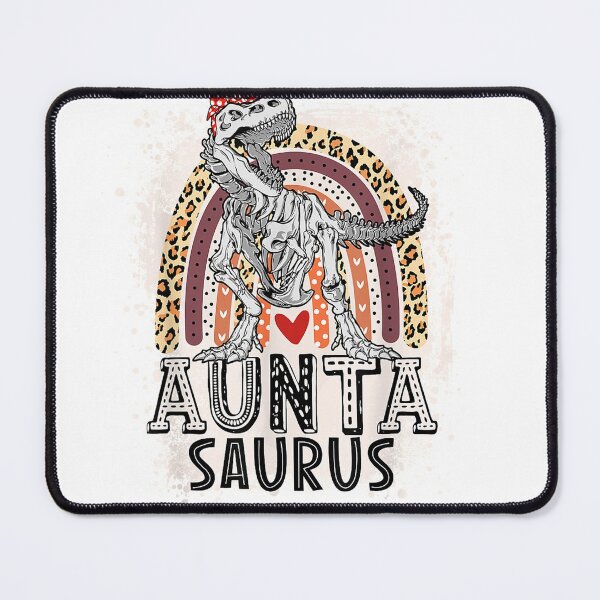 Item preview, Dinosaur T Rex Leopard Rainbow Auntasaurus Aunta Aunt Saurus T-Shirt designed and sold by BahrkeQuartz.