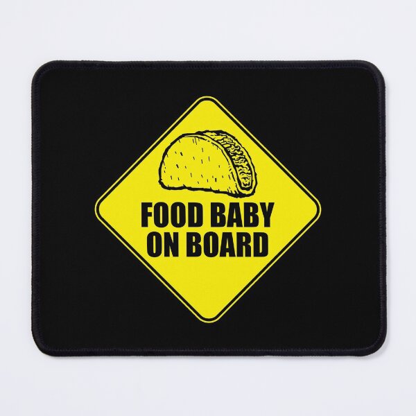 Item preview, Caution: Food Baby On Board - Funny Warning designed and sold by Rad-State.