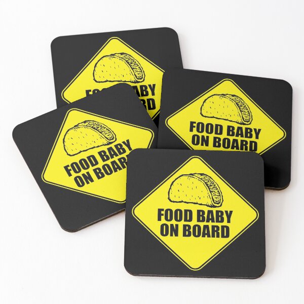 Item preview, Caution: Food Baby On Board - Funny Warning designed and sold by Rad-State.