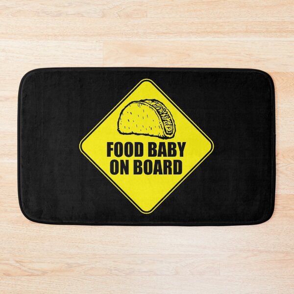 Item preview, Caution: Food Baby On Board - Funny Warning designed and sold by Rad-State.