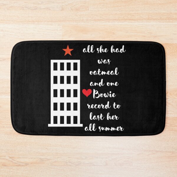 Item preview, All she had was oatmeal and one Bowie record to last her all summer. designed and sold by Peter Stawicki.