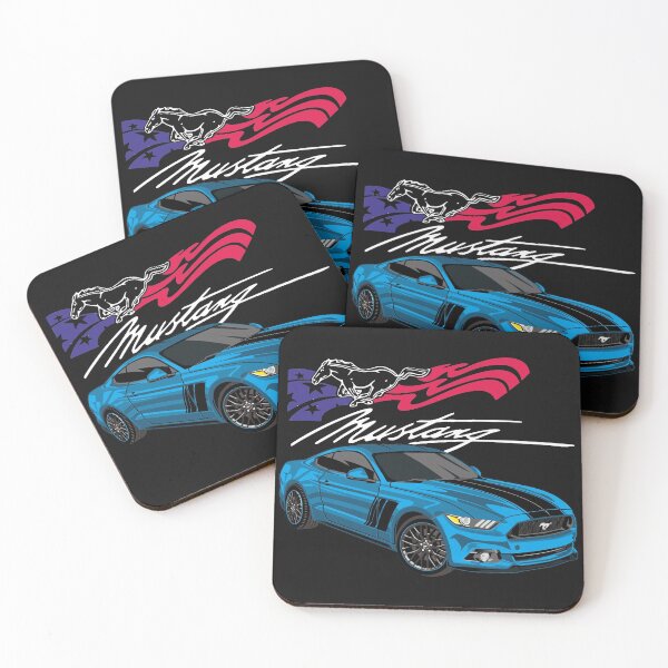 Item preview, Ford Mustang Muscle Car Blue  designed and sold by viralstudio.