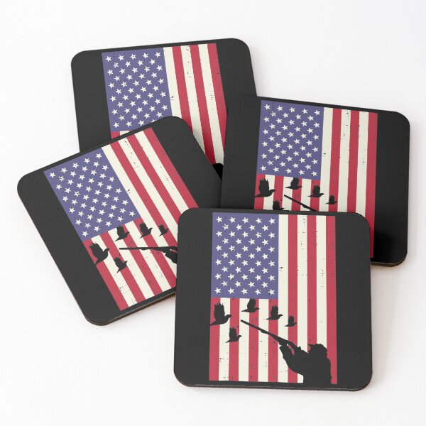 Item preview, Flag Quail Pheasant Hunting Vintage Upland Hunt Patriotic designed and sold by ScottSlade.