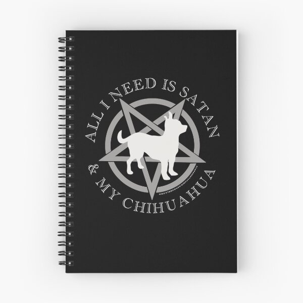 Item preview, All I Need is Satan and My Chihuahua Hell Hound designed and sold by AlasAHintStudio.