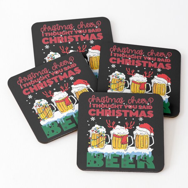 Item preview, Christmas Cheer I Thought You Said Christmas Beer, Christmas  designed and sold by ecomdesign.