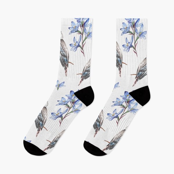 Item preview, Australian Kookaburra with Blue Sun Orchids Pattern designed and sold by Jaydee001.