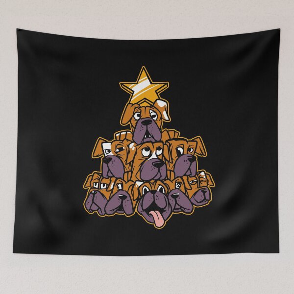 Item preview, Funny Boxer Christmas Tree Ornament Decor Xmas design designed and sold by Merchking1.
