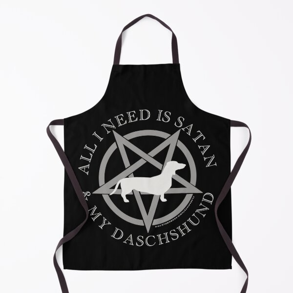 Item preview, All I Need is Satan and My Dascshund Hell Hound designed and sold by AlasAHintStudio.