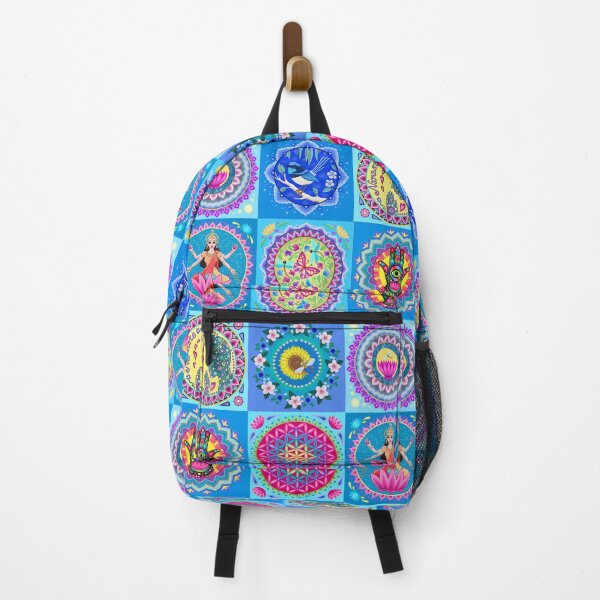 Item preview, Mandala Collage on Blue designed and sold by Soozie Wray.
