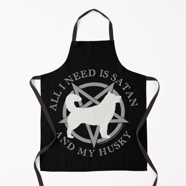 Item preview, All I Need is Satan and My Husky Hell Hound designed and sold by AlasAHintStudio.