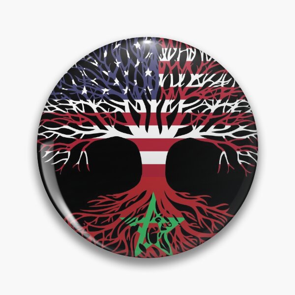 Item preview, american grown with moroccan roots, morocco flag, america flag designed and sold by T-landa.