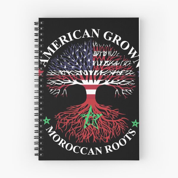 Item preview, american grown with moroccan roots, morocco flag, america flag designed and sold by T-landa.